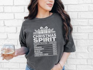 Christmas Spirit Nutrition Label3 funny shirt - photo 5