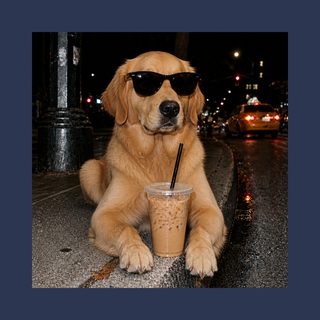 Cool Golden Retriever Iced Coffee Comfort Colors Dog Lover Gift funny shirt