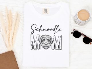 Comfort Colors Schnoodle Mom doodle dog shirt - photo 2