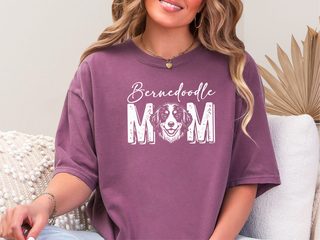 Comfort Colors Bernedoodle Mom doodle dog shirt - photo 5