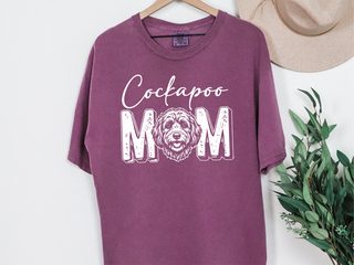Comfort Colors Cockapoo Mom doodle dog shirt - photo 5