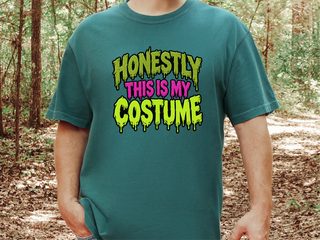 Slime Dripping Honestly Costume Text funny shirt - photo 7