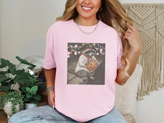 Raccoon Pirate Halloween Candy Bucket funny shirt - photo 5