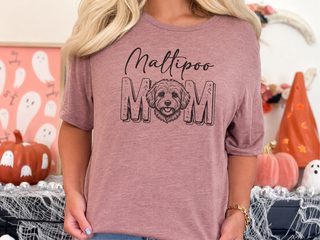 Maltipoo Mom doodle dog shirt - photo 7