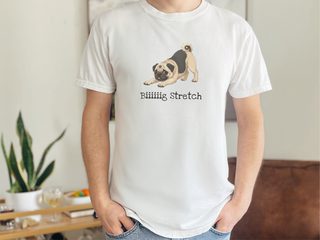 Pug Big Stretch doodle dog shirt - photo 1