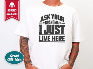 Ask Your Grandma Star Typography funny shirt - photo 1