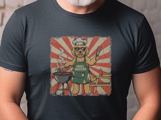 Golden Doodle Grill Master BBQ funny shirt - photo 2