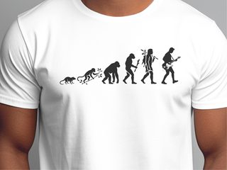 Evolution Of A Bassist funny shirt - photo 1