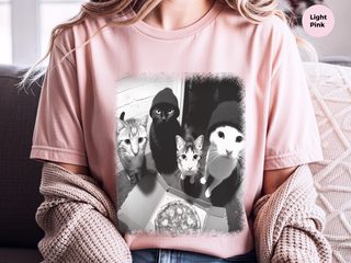 Cat Doorbell Pizza Box funny shirt - photo 6