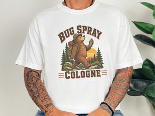 Hiking Bear Bug Spray Cologne funny shirt - photo 1
