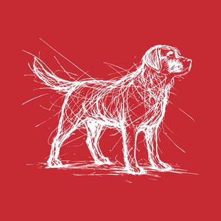 Labrador Retriever Sketch Tee - Lab Lover Gift for Dog Owners