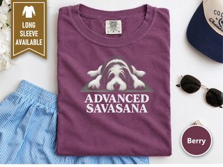 Sheepadoodle Advanced Savasana Yoga doodle dog shirt - photo 4