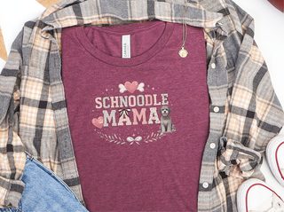Schnoodle Mama doodle dog shirt - photo 5