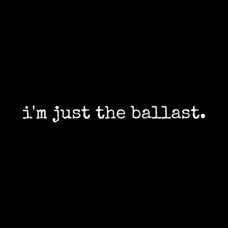 I'm Just The Ballast Funny Sailing Passenger Boat Weight Humor Tee