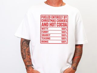 Christmas Cookies Hot Cocoa Label funny shirt - photo 2