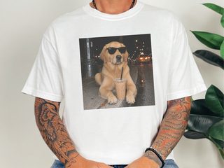 Cool Golden Retriever Iced Coffee funny shirt - photo 3