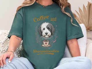 Coffee And Sheepadoodles doodle dog shirt - photo 5