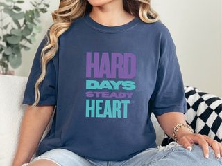 Hard Days Steady Heart funny shirt - photo 8