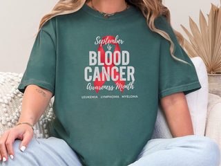September Is Blood Cancer Awareness funny shirt - photo 7
