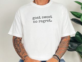 Goat Sweat No Regret funny shirt - photo 3