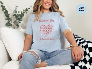 Galentine's Day Besties Before Testes Heart Mosaic funny shirt - photo 4