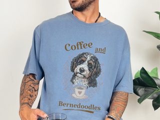 Coffee And Bernedoodles doodle dog shirt - photo 5