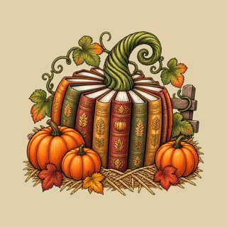 Vintage Book Spine Pumpkin Tee Fall Bookish Shirt Book Lover Gift