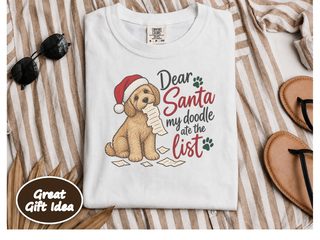 Goldendoodle Ate The List Christmas doodle dog shirt - photo 1