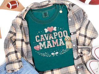 Comfort Colors Cavapoo Mama doodle dog shirt - photo 7