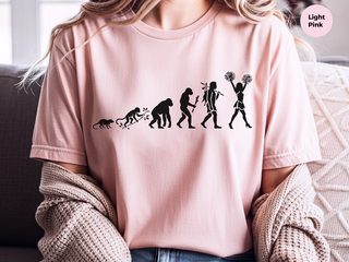 Evolution Of A Cheerleader funny shirt - photo 8