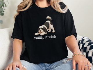 Sheepadoodle Big Stretch doodle dog shirt - photo 2