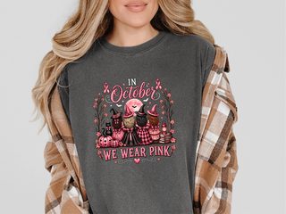 Pink Witches Breast Cancer Squad funny shirt - photo 5