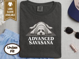 Maltipoo Advanced Savasana Yoga doodle dog shirt - photo 3