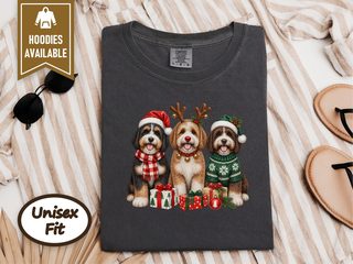 Christmas Bernedoodle Dogs Trio doodle dog shirt - photo 4