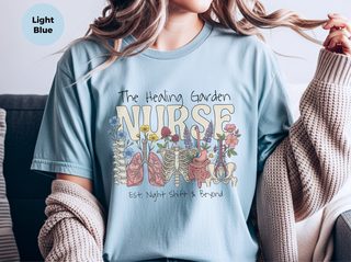 The Healing Garden Nurse funny shirt - photo 7