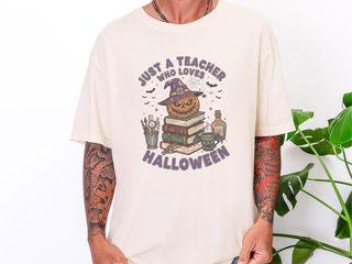 Just A Teacher Who Loves Halloween_3 funny shirt - photo 7