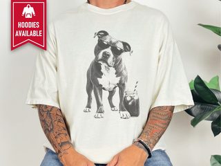 Cool Pitbull Sunglasses Summer Drink funny shirt - photo 8