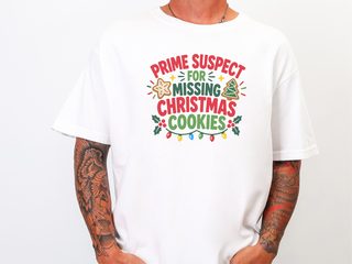 Prime Suspect Missing Christmas Cookies funny shirt - photo 3