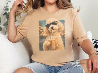 Maltipoo Iced Coffee Cool Dog doodle dog shirt - photo 8