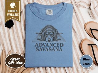 Dachshund Advanced Savasana Yoga doodle dog shirt - photo 6