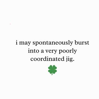 Spontaneous Poorly Coordinated Jig Funny Irish Dance St. Patrick's Tee