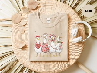Four Feathery Valentines funny shirt - photo 6