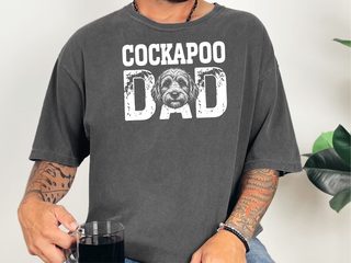 Comfort Colors Cockapoo Dad doodle dog shirt - photo 3