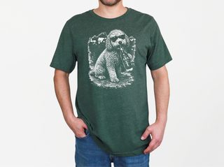 Labradoodle Drinking Beer doodle dog shirt - photo 4
