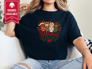 Pediatric Nurse Christmas Babies funny shirt - photo 3