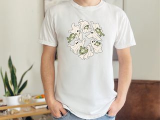 Ghosts Playing With Sir Froggy funny shirt - photo 2