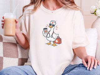Cool Nurse Duck Coffee Cup funny shirt - photo 8