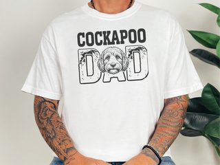 Comfort Colors Cockapoo Dad doodle dog shirt - photo 1
