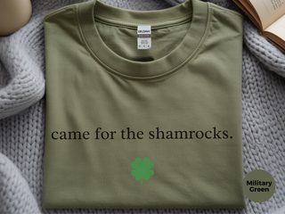 Came For The Shamrocks funny shirt - photo 4