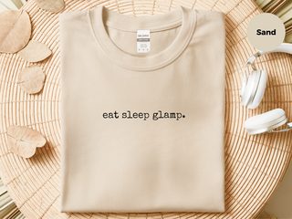 Eat Sleep Glamp funny shirt - photo 3